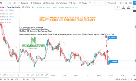 USD/CAD WHIP SAWS PRICE ACTION 57 Pips to the Downside
